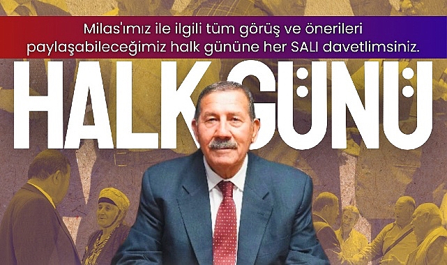 Milas Belediye Başkanı Fevzi Topuz, ilçe sakinlerinin sesini daha yakından duymak ve tahlil odaklı bir bağlantı platformu oluşturmak hedefiyle “Halk Günü” uygulamasını başlattı